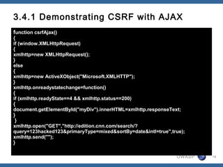 Xmlhttprequest Csrf OWASP Serbia - A5 cross-site request forgery | PPT