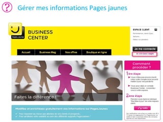 Gérer mes informations Pages jaunes

 