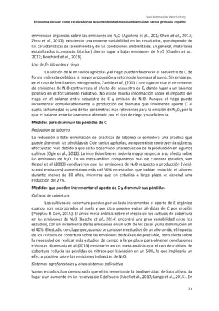 VIII Remedia Workshop
Economía circular como catalizador de la sostenibilidad medioambiental del sector primario español
17
Sesión 1: Agricultura
 