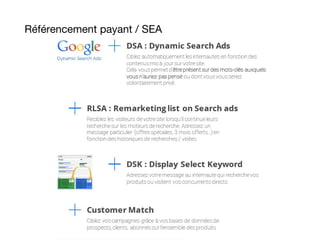 Référencement payant / SEA
 