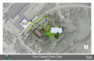 Frazee Community Fitness Center
Frazee, MN
FRAZEE - VERGAS
HIGH SCHOOL
FRAZEE COMMUNITY
FITNESS CENTER
CITY PARK
LAKESTREET
87
BIRCHAVENUE
OTTERTAIL
RIVER N
 