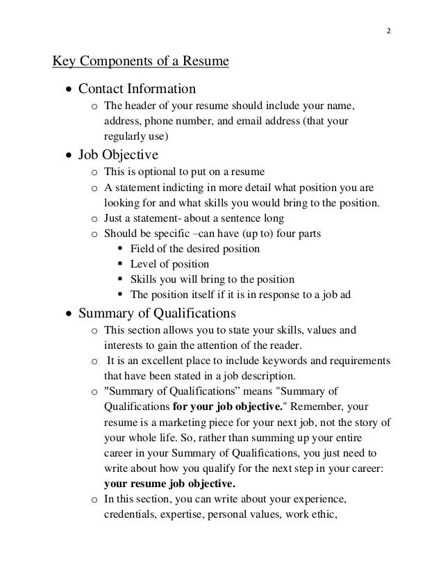 resume guide
