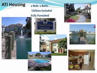 ATI Housing
Advanced Technology Institute
2 Beds 2 Baths
Utilities Included
Fully Furnished
 