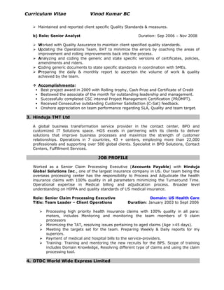 Vinod Kumar_CV | DOC