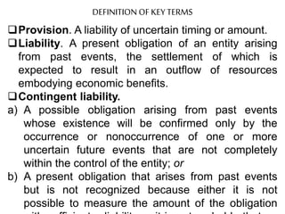 Ias provision for contingent liabilities etc 37 & 26 | PPTX