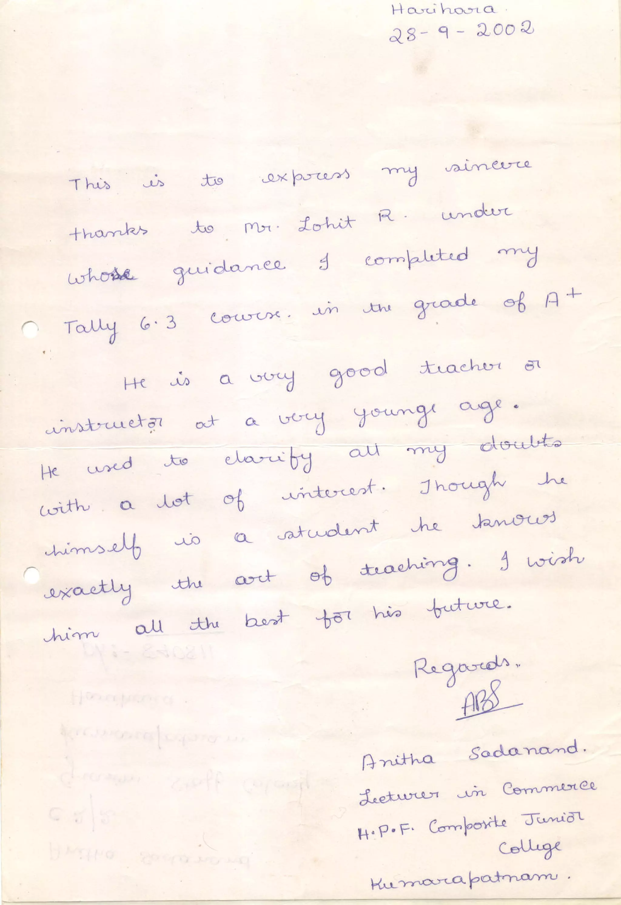 My Teaching Certificates