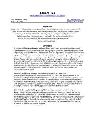 Edward Rios Resume | DOCX