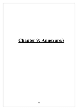 56
Chapter 9: Annexure/s
 