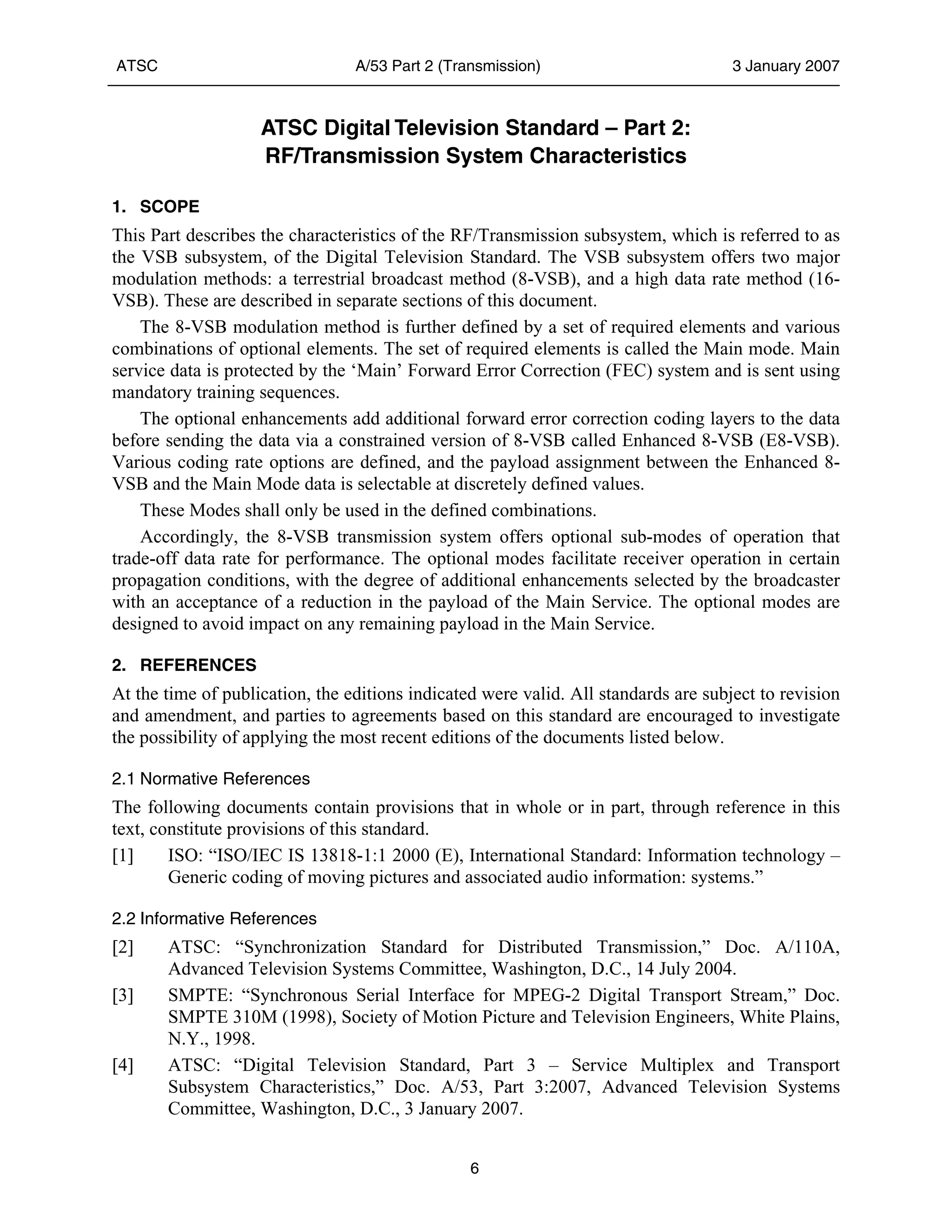 Digital Television standard part-1-6-2007 | PDF