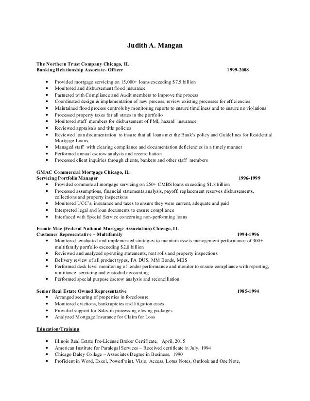 commercial loan officer resumes