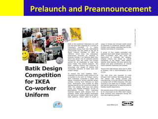 Prelaunch and Preannouncement
 