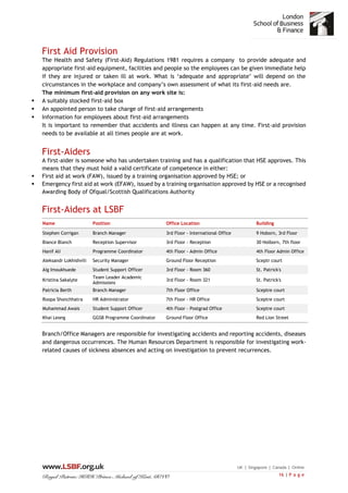 Safety First Pdf Health and Safety Handbook | PDF