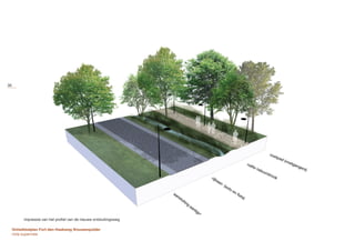 impressie van het profiel van de nieuwe ontsluitingsweg
Ontwikkelplan Fort den Haakweg Vrouwenpolder
nota supervisie
30
 