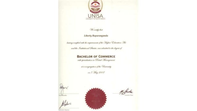 coursework masters degree at unisa