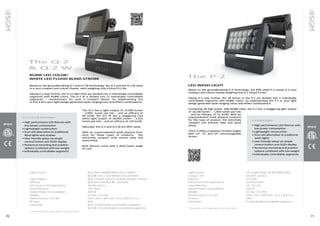 70 71
Light Source			 Q-2: 864 x RGBW SMD LEDs (5,700K)
			Q-2 W: 432 x Cool White LEDs (5,700K)
Light Output			 Q-2: 12,000* lumens, Q-2 W: 26,000* lumens
Efficacy			Q-2: 60 lm/W Q-2 W: 130 lm/W
LED Source Life Expectancy			 50,000 hours
Lens Selection			110° fixed
Typical Power Consumption 			 200 W
Weight			 6.0 kg / 13.2 lbs
Dimensions (L x H x W)			 334 x 223 x 105 mm / 13.2 x 8.8 x 4.1 in
IP Class			IP65
LED Panel			 Q-2: 3 individually controllable segments
			Q-2 W: 12 individually controllable segments
* Goniometer scan / ocean optics / Viso Light Studio
The Q·2
& Q·2 W
RGBW LED COLOR/
WHITE LED FLOOD BLIND STROBE
Based on the groundbreaking Q-7 and Q-7 W technology, the Q-2 and the Q-2 W come
in a very compact and robust chassis, each weighing only 6 kilos/13.2 lbs.
Taking it a step further, the Q-2’s 864 LEDs are divided into 3 individually controllable
segments with RGBW colors. The Q-2 W is divided into 12 individually controllable
segments – revolutionary for such a compact device. So implementing the
Q-2/Q-2 W in your light design generates wide-ranging color and effect combinations.
The Q-2 has a light output of 12,000 lumen
– 2,000 lumen per kilo – and an efficacy of
60 lm/W. The Q-2 W has a staggering cool
white light output of 26,000 lumen – 4,333
lumen per kilo – and an efficacy of 130 lm/W.
Naturally, the Q-2 and Q-2 W are IP65-rated.
With an unprecedented small physical foot-
print for these types of products, the
extremely compact units ensure easy and
quick setup.
Both fixtures come with a fixed beam angle
of 110°.
Light Source			 18 x High Power 10 W RGBW LEDs
Output / 43°			 10,100* lumens
Efficacy			51 lm/W
LED Source Life Expectancy			 50,000 hours
Lens Selection			15°, 21°, 43°
Typical Power Consumption			200 W
Weight			 6.1 kg / 13.4 lbs
Dimensions (L x H x W)			 334 x 223 x 105 mm / 13.2 x 8.8 x 4.1
IP Class			 IP65
LED Panel			 3 individually controllable segments
* Goniometer scan / ocean optics / Viso Light Studio
The P·2
LED WASH LIGHT
Based on the groundbreaking P-5 technology, the IP65 rated P-2 comes in a very
compact and robust chassis weighing only 6.1 kilos/13.4 lbs.
Taking it a step further, the 18 lenses in the P-2 are divided into 3 individually
controllable segments with RGBW colors. So implementing the P-2 in your light
design generates wide-ranging colour and effect combinations.
Containing 18 high power 10W RGBW LEDs, the P-2 has a staggering light output
of 10,100 lumen – 1,656 lumen per kilo
- and an efficacy of 51 lm/W. With an
unprecedented small physical footprint
for this type of product, the extremely
compact unit ensures easy and quick
setup.
The P-2 offers a variation of beam angles
with 15°, 21° and 43° interchangeable
lenses.
P-2 advantages
• High performance LED fixtures with
low power consumption
• Lightweight construction
• True LED alternative to traditional 	
wash lights
• User-friendly setup via simple
control button and OLED display
• Numerous mounting and position 		
options combined with low weight
• Individually controllable segments
Q-2 & Q-2 W advantages
• High performance LED fixtures with 	
	 low power consumption
• Lightweight construction
• True LED alternative to traditional 		
	 flood lights and strobes
• User friendly setup via simple
	 control button and OLED display
• Numerous mounting and position 		
	 options combined with low weight
• Individually controllable segments
IP65
IP65
 