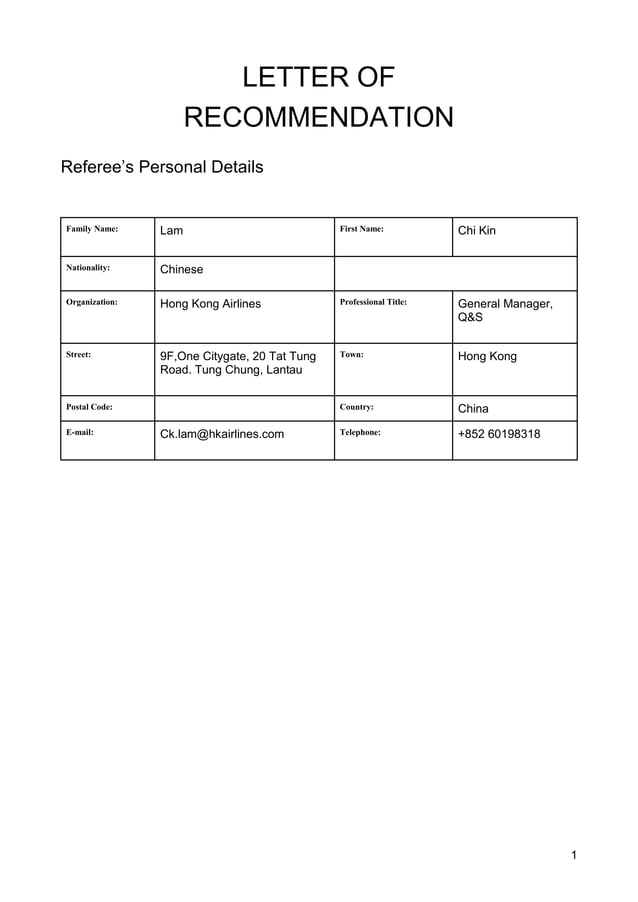 CKLAM Recommendation LawrenceWSChan2016Career PDF cklam-recommendation-lawrencewschan2016career-pdf