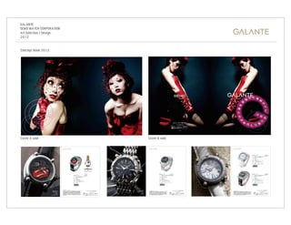 GALANTE
SEIKO WATCH CORPORATION
Art Direction / Design
2012
Concept Book 2012
Cover A side Cover B side
 