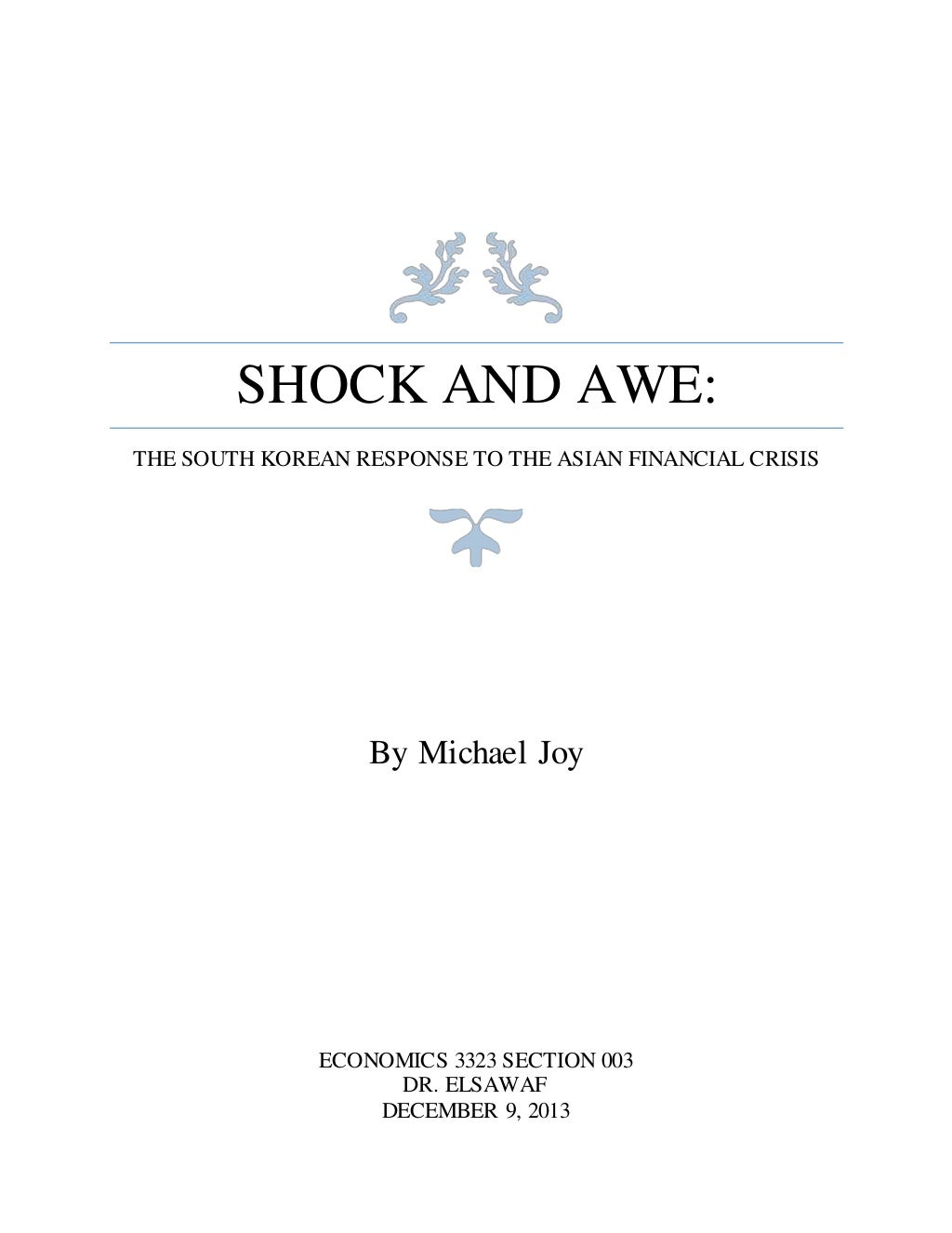 Shock and Awe