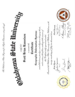 GIS Certificate