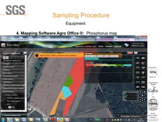 Sampling Procedure
ISO 9001
QUALITY SYSTEM
CERTIFIED
Reg . No. A-1016 /0
Асоцииран член
Associated Member
Superintendent
Member
and
of
Equipment:
4. Mapping Software Agro Office ®: Phosphorus map
 