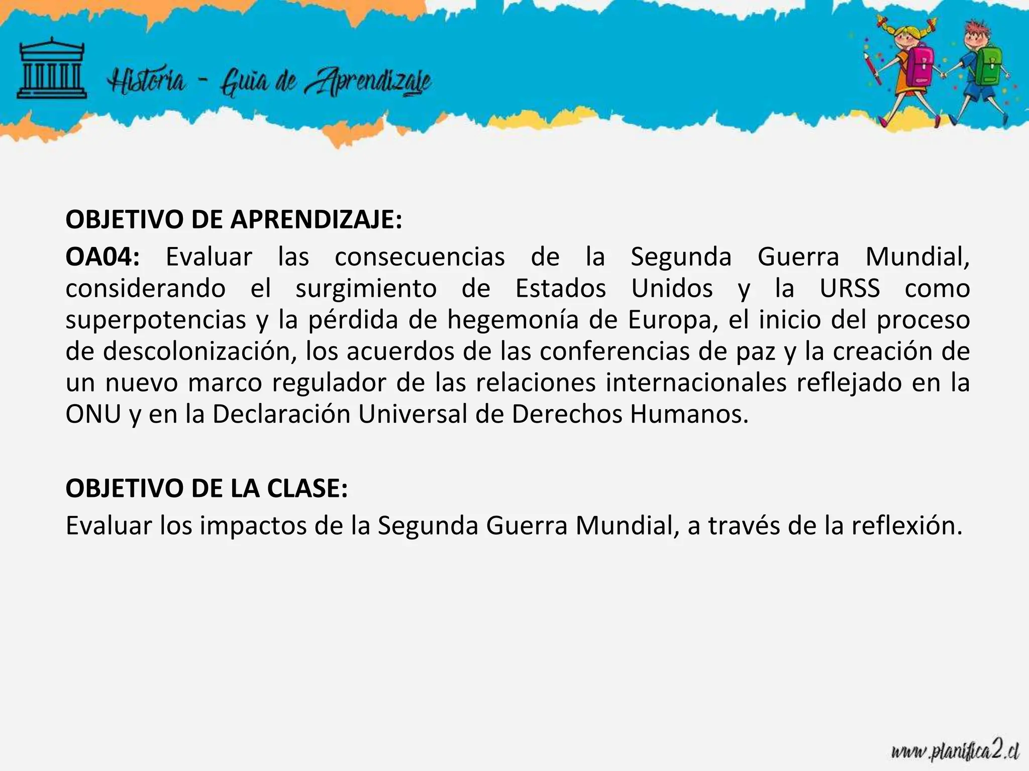 CONSECUENCIAS DE LA SEGUNDA GUERRA MUNDIAL | PPT