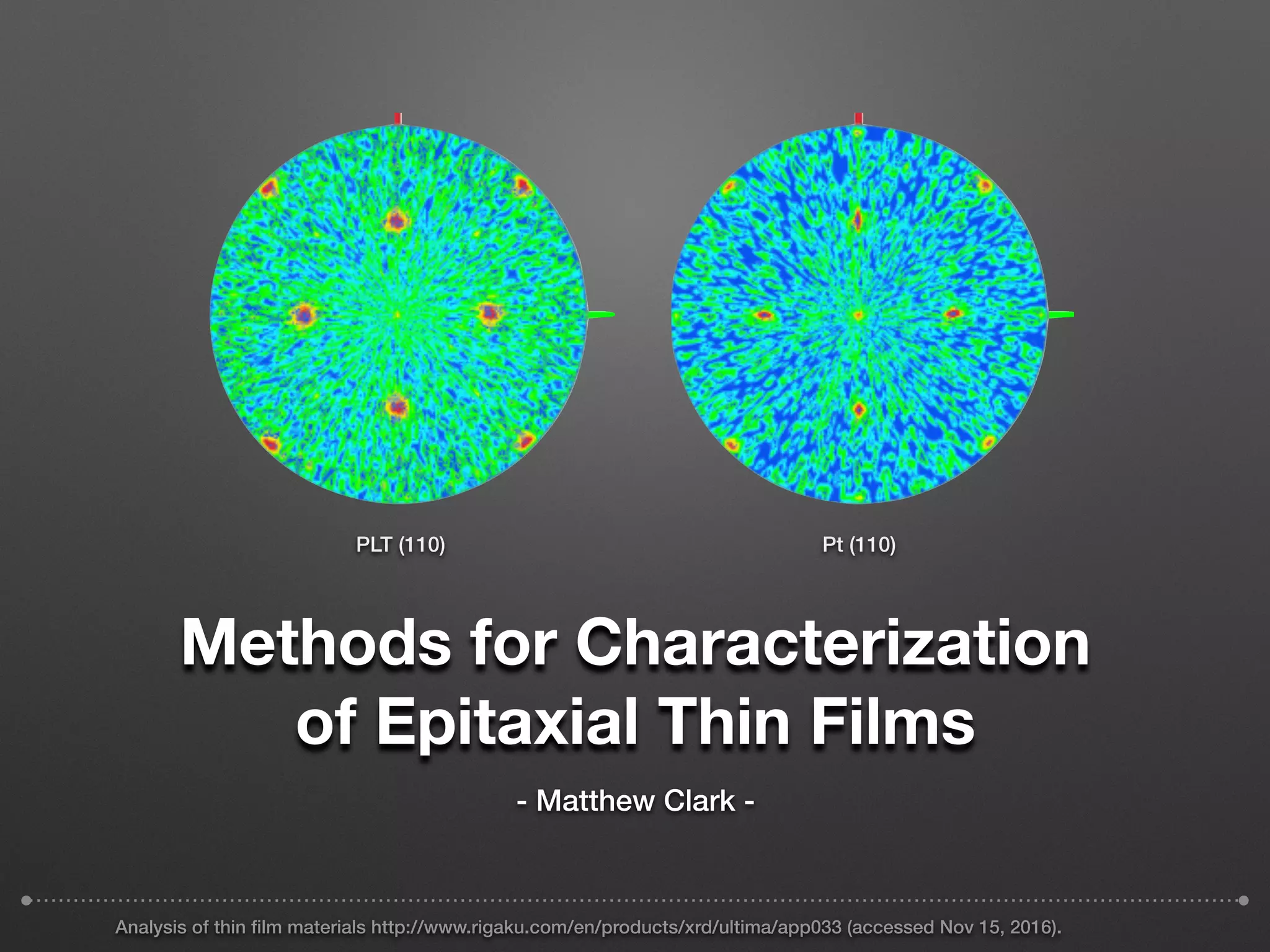 Methods for Characterization of Epitaxial Thin Films | PDF