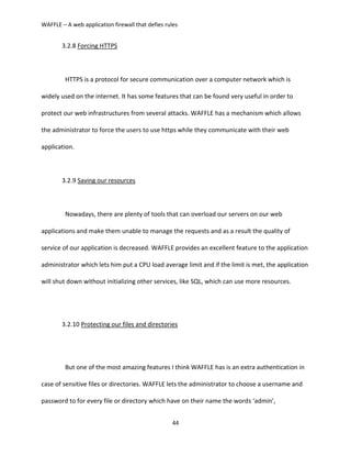 WAFFLE - A Web Application Firewall that defies rules | PDF