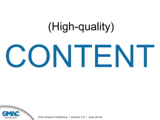 CONTENT
(High-quality)
 