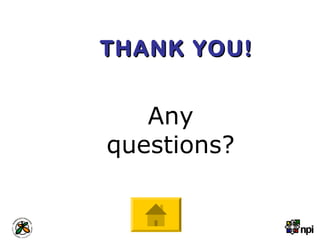 THANK YOU!THANK YOU!
Any
questions?
 