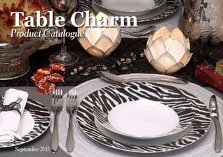 Table CharmProduct Catalogue
September 2015
 