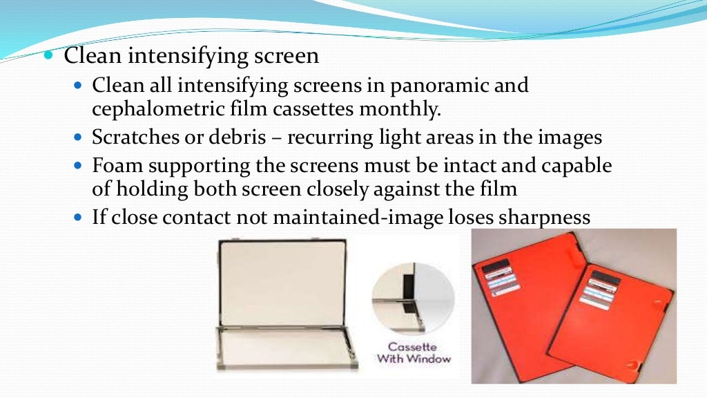 Quality assurance in dental radiography