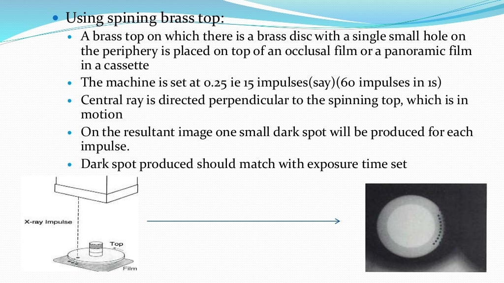 Quality assurance in dental radiography