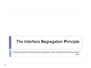 Solid principles | PPTX