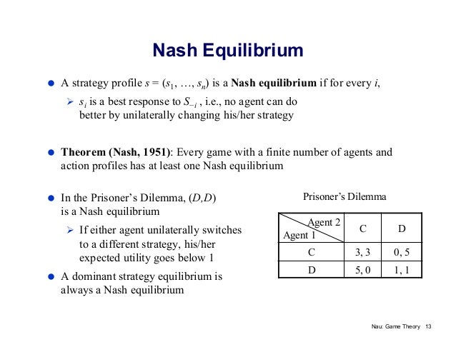Ece700 07 Game Theory With Engineering Applications Ppt Download