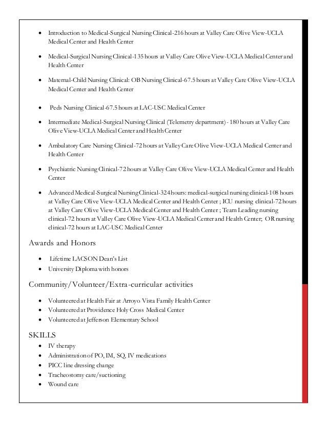 rn resume medical surgical rn resume
