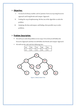 Report 02(Binary Search) | DOCX | Programming Languages | Computing