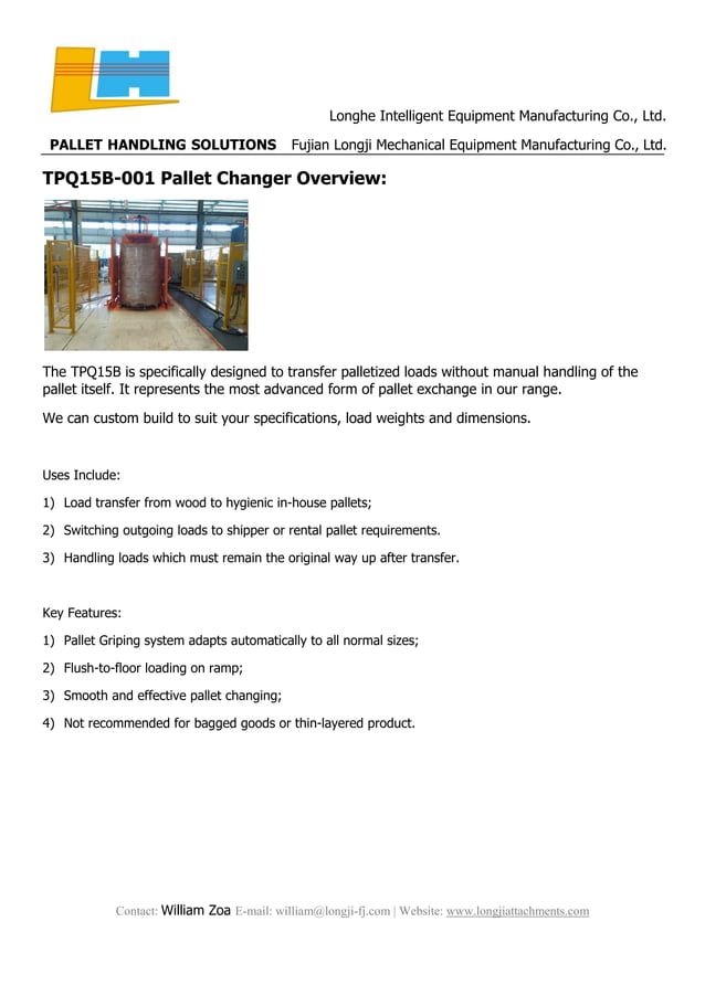 LH Pallet Inverters Catalogue PDF