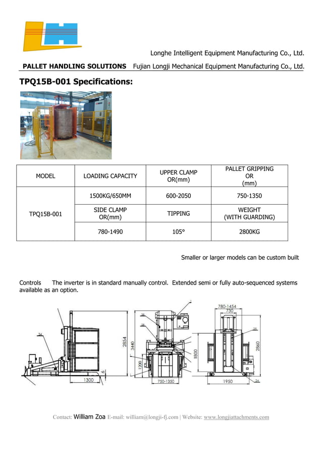 LH Pallet Inverters Catalogue PDF