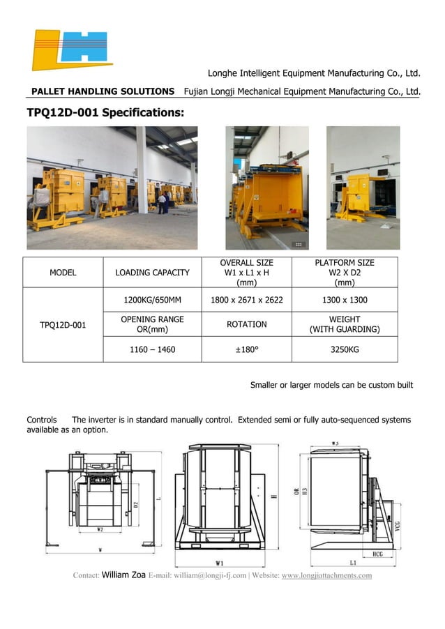 LH Pallet Inverters Catalogue PDF