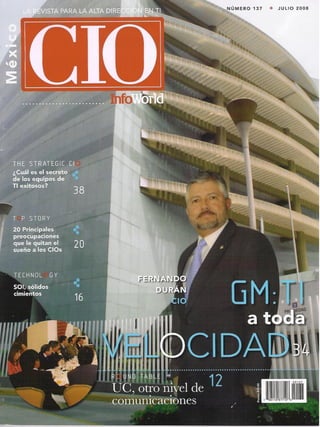 CIO Magazine Mexico FDurán July 2008