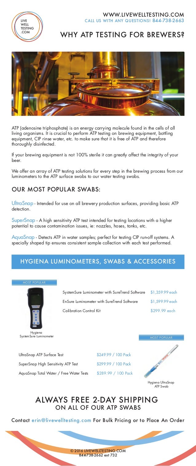 LWT Brewery ATP Testing