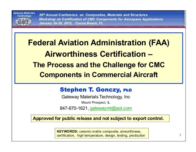 CMC FAA Certification