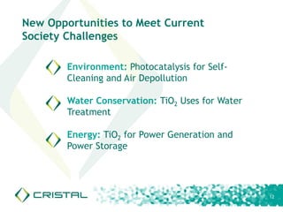 Cristal_TiO2_World_Summit_Presentation FINAL Oct 12 | PDF