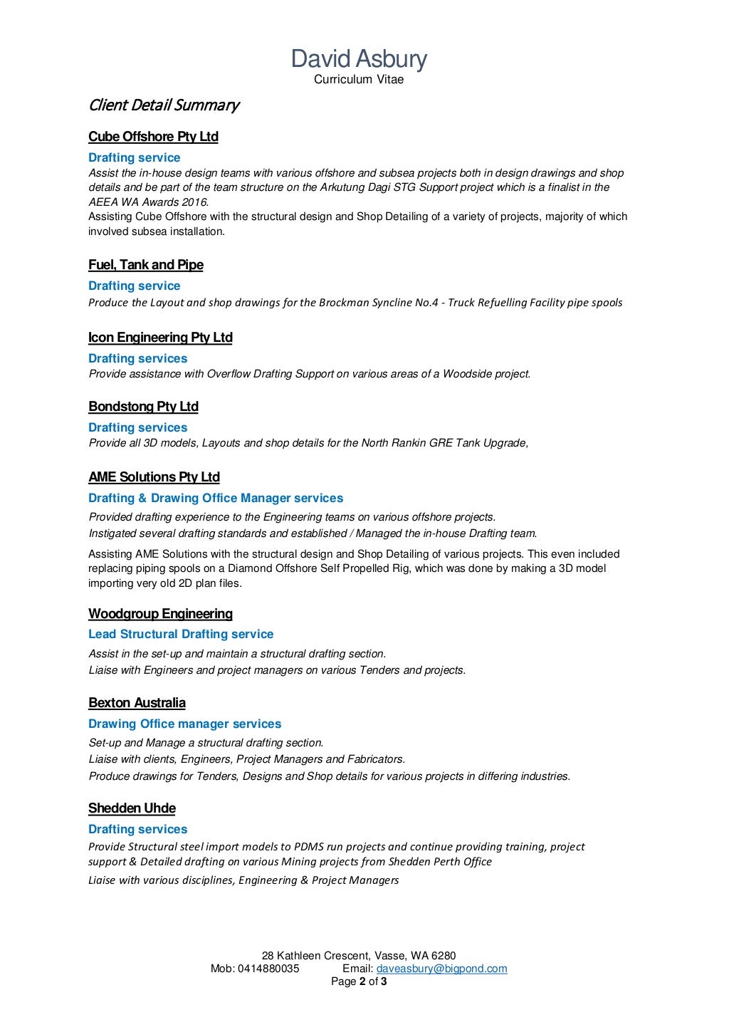 resume introductions examples