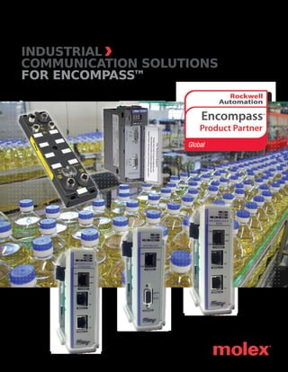 INDUSTRIAL
COMMUNICATION SOLUTIONS
FOR ENCOMPASS™
 