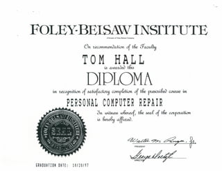 Foley-Belsaw PC Repair Diploma
