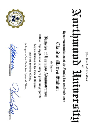 Northwood diploma