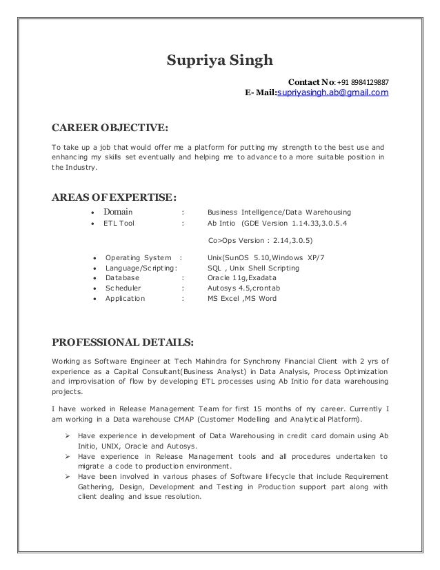 resume