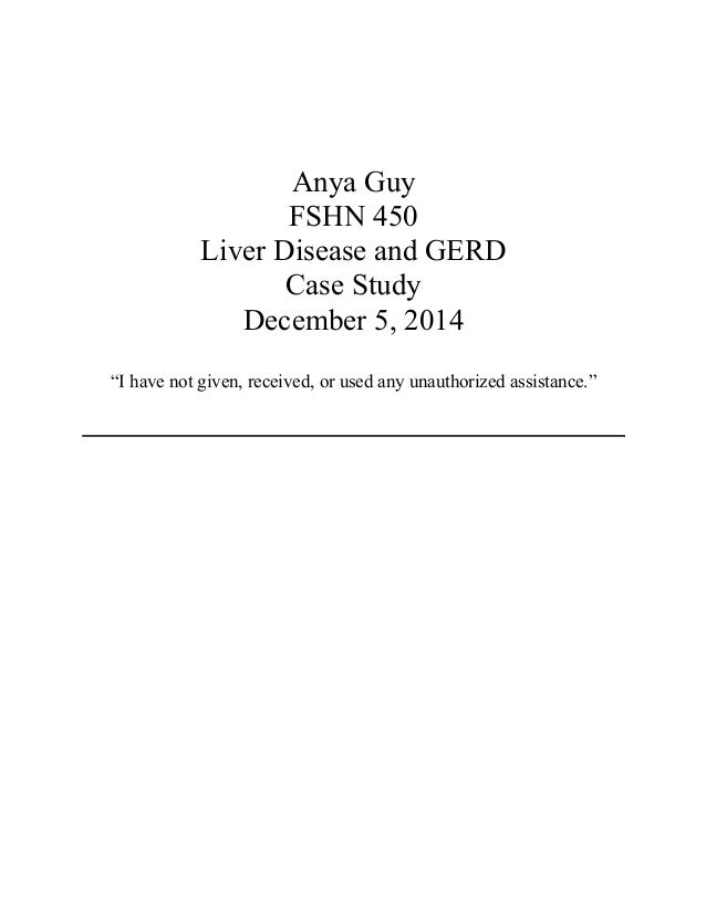 case study about liver disease
