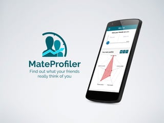 MateProﬁler
Find out what your friends
really think of you
 
